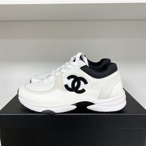 chanel cc logo sneaker white|chanel logo sign.